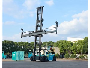科尼E-ACE電動(dòng)空箱堆高機(jī)在上海隆重發(fā)布！